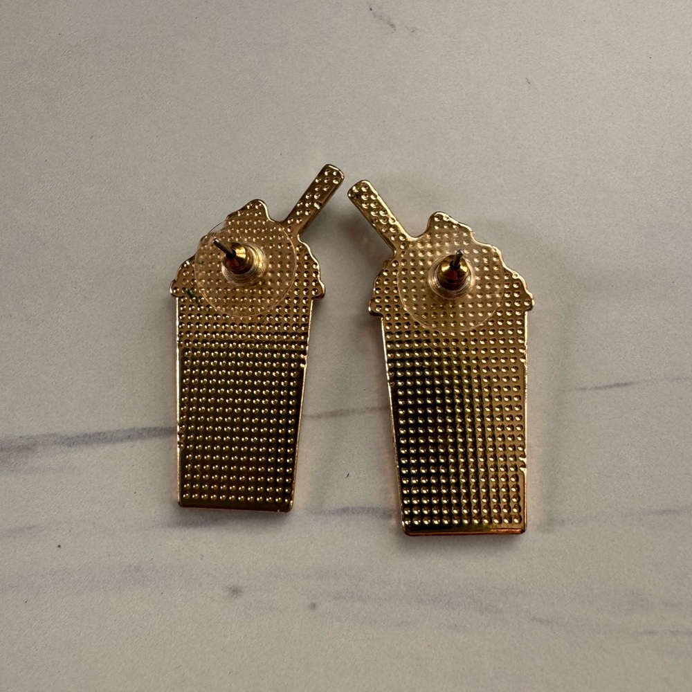 Bauble Bar Pumpkin Spice Earrings - Picture 4 of 4